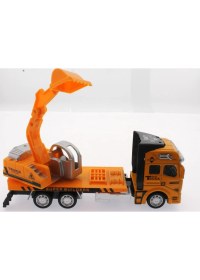 Resim Die Cast Çek Bırak Sarı Kepçe 