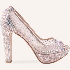 Resim Marcatelli Ekru Cinderella Platformlu Ayakkabı 