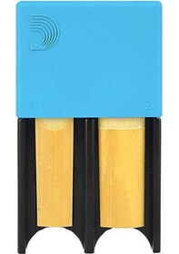 Resim D'addario Drgrd4acbl Reed Guard Mavi Kamış Saklama Kutusu 4 Adet Klarnet Veya Saksafon Kamışı İçin Güvenli Ve Nem Dengeli Koruma 