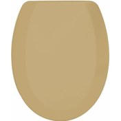 Resim Rona Sütlü Kahve Tisa ThermoPlast Standart Klozet Kapağı (Alttan Monte) 