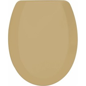 Resim Rona Sütlü Kahve Tisa ThermoPlast Standart Klozet Kapağı (Alttan Monte) 