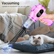 Resim 1 adet, Kablosuz El Tipi Elektrikli Süpürge, 80dB Gürültü, Alüminyum Fan Bıçakları, 4KPa Güçlü Emme Gücü, Çok Fonksiyonlu Aile Arabası, USB Şarj Edilebilir Versiyon, Dijital Ekranlı Taşınabilir El Tipi Elektrikli Süpürge 