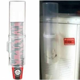 Resim abnturk Tüm Elektrikli Su Sebillerine Uygun Plastik Karton Bardaklara Uyan Sebil Bardaklığı Cup Dispenser 
