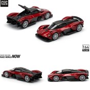 Resim Pop Race Aston Martin Valkyrie - Supernova Red 152 1/64 Kırmızı - Siyah 