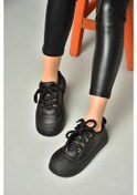 Resim Fox Shoes S973702509 Siyah Kadın Spor Ayakkabı Sneakers Siyah 
