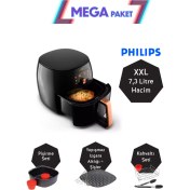 Resim 7.3l Yağsız Fritöz, Izgara, Pişirici ve Kahvaltı Seti, Modern Tasarım 