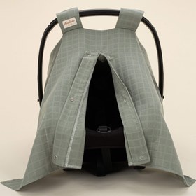 Resim Puset Örtüsü - Tek Taraflı - Haki Müslin 