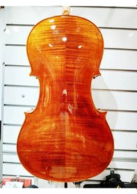 Resim Hdc 31 Masif Abanoz Aksamlı Hareli Yarı El Yapımı Çello 