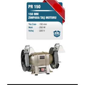 Resim PROTER PR 150 ZIMPARA TAŞ MOTORU 