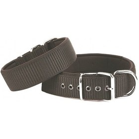 Resim Doggie Konforlu Dokuma El Yapımı Köpek Boyun Tasması 5x50-60cm Siyah 