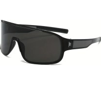 Resim Willowhaven Siyah Çerçeve Gri Lens Ekstra Büyük Görüş Gözlüğü Dayanıklı Pc Unisex 