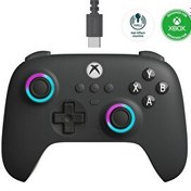 Resim 8bitdo Ultimate C Kablolu Hall Effect Controller Xbox Series X Series S - 0ne & Windows PC Oyun Kolu Koyu Gri 
