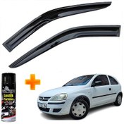 Resim Opel Corsa C Van Mügen Cam Rüzgarlığı 2000-2006 Arası 2 Li Takım +500ml Lastik Parlatıcı 