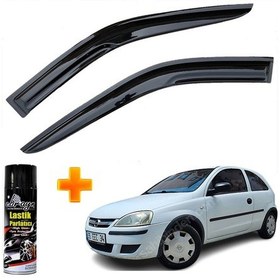 Resim Opel Corsa C Van Mügen Cam Rüzgarlığı 2000-2006 Arası 2 Li Takım +500ml Lastik Parlatıcı 
