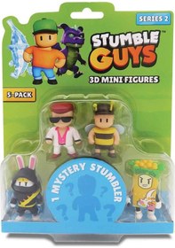 Resim Stumble Guys 5 Li Mini Figür Seti S2 Tuy14000 Furiken 