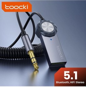 Resim Toocki Bluetooth Araç Kiti 5.1 Navigasyon Destekli Hi-fi Ses 