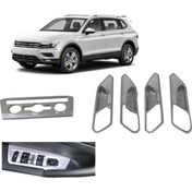 Resim Vw tiguan konsol kapı kolu iç kaplama seti 2016+ 