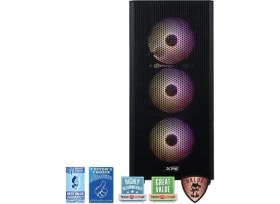 Resim XPG Valor Mesh RGB Siyah Mid Tower 650 