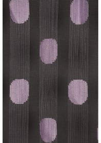Resim Puanlı Çift Renk Lila İp Perde Hazır Düğmeleri Dikilmiş İp Perde 300 270 Cm Lila 