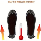 Resim Willowhaven Siyah Karbon Fiber Tam Tabanlı Usb Isıtmalı İçlik Hızlı Isınma Aşırı Isı Korumalı 