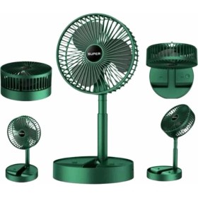 Resim Cm Store Katlanabilir USB Şarjlı Masaüstü Soğutucu Mini Fan Telefon Tutucu 