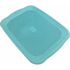 Resim Gondol Plastik Süzgeçli Kesim Panosu Sebze Meyve Yıkama (Mavi) 