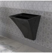 Resim Lucco Loop 50 CM Asma Monoblok Lavabo Siyah 