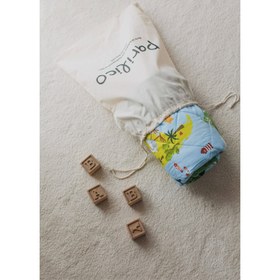 Resim Outlet-Mavi Dünya Çok Amaçlı Organik Pamuk Oyun Halısı 