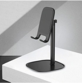 Resim Ally Zm-12 Metal Cep Telefonu Ve Tablet Masaüstü Tutucu Stand Siy 