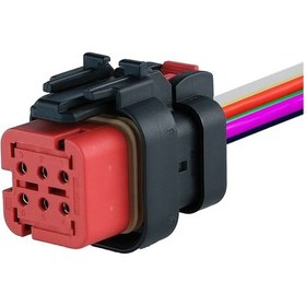 Resim Erkek Konnektör 6 Pin Kablolu 
