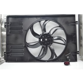 Resim Winpower Fan Motoru Davlumbazlı (410 Mm-4 Fıs-7 Kanat)brose Vw Bettle Caddy Golf Plus [1k0959455fb] 