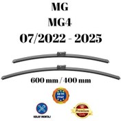 Resim Mg Mg4 2022 2023 2024 2025 Uyumlu Ön Cam Silecek Süpürgesi Takımı 600/400mm Silbak Sb2416c 