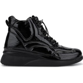 Resim Tamer Tanca Kadın Hakiki Deri Siyah Kırışık Rugan Casual Bot 824 3559 Bn Bot Sk24-25 Sıyah Krsk Rgn SİYAH RGN 