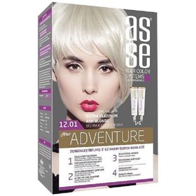 Resim Asse Hair Color System Saç Boyası Extra Küllü Platin Sarı No:12.01 