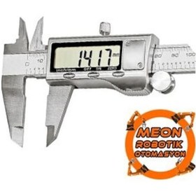 Resim Meonrobotikotomasyon Dijital Paslanmaz Çelik 150Mm Kumpas 