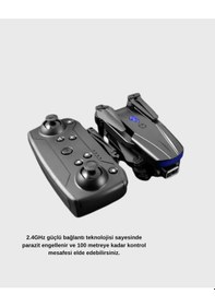 Resim Mey İthalat 4k Katlanabilir Drone Uzaktan Kontrollü Wi-fi Görüntü Aktarımlı 
