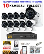 Resim Ids - 10 Kameralı 1080P Fullhd 5Mp Sony Lensli Kamera Seti - 2015 