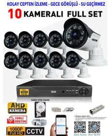 Resim Ids - 10 Kameralı 1080P Fullhd 5Mp Sony Lensli Kamera Seti - 2015 