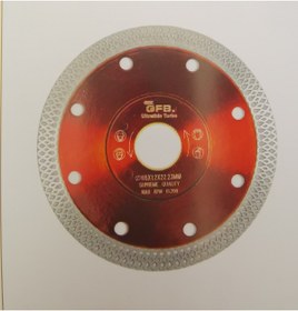 Resim GFB Hassas Kesim Ince Turbo Elmas Seramik - Fayans Kesici 115 Mm Çapraz Diş. 