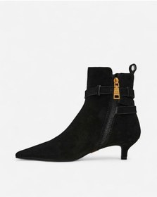 Resim Steve Madden Roller Black Sued Kadın Siyah Topuklu Bot Roller 