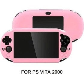 Resim Cloud011 Pembe Ps Vita 2000 Slim Silikon Kılıf, Esnek Ve Ergonomik Koruma 