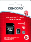 Resim Concord C-M16 16 GB Class 10 SDHC Micro SD Hafıza Kartı 