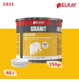 Resim Elkay Granit Renkli Bej Mermer ve Taş Yapıştırıcı 250 gr 