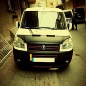 Resim Fiat Doblo 2. Nesil 2005-2009 Suni Deri Lüx Kaput Koruyucu 