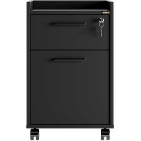 Resim 2 Çekmeceli Kilitli Keson-siyah 45x64x40 Cm 