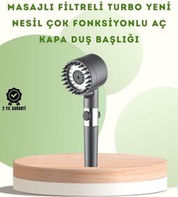 Resim Universal Banyo İçin Filtreli Duş Başlığı Pratik Kullanım 