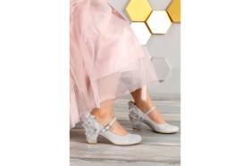 Resim Kiko Kids Kiko 754 Çupra Günlük Kız Çocuk 4 cm Topuk Babet Ayakkabı 
