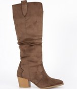 Resim Mamito Ayakkabı CNG A401 Körüklü Binici Diz Altı Çizme 