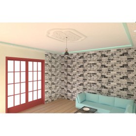 Resim Motifpiyer Lamba Tavan Göbeği Dc-44-dikdörtgen-125cmx86cm 