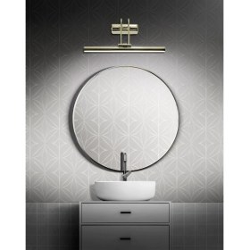 Resim Gold Ayna Üstü 50 cm LED Banyo Aplik Duvar Ayna Resim Tablo 